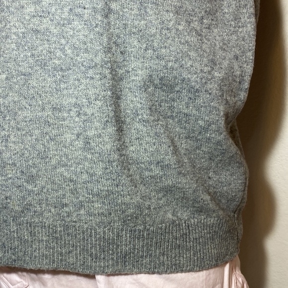 Vintage Wool Menswear Sweater Vest 100% Lambswool Made in England - Picture 7 of 16